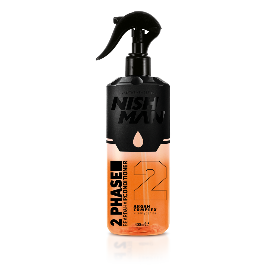 NISHMAN 2 Phase Beard & Hair Conditioner - Argan Complex