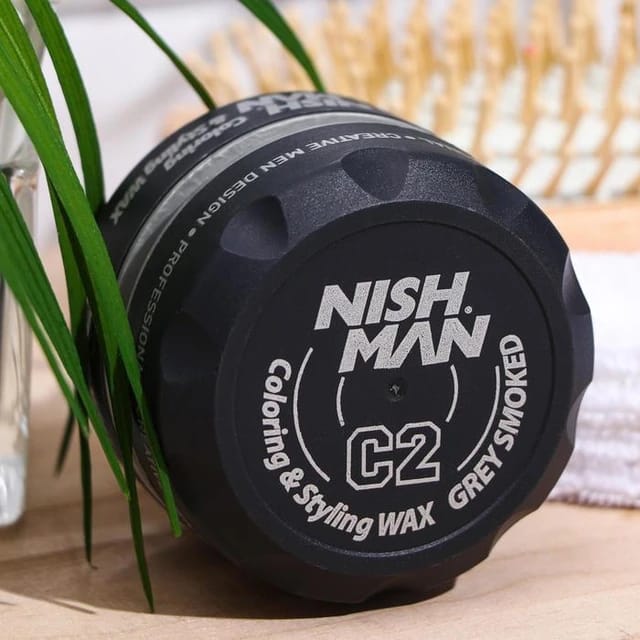 NISHMAN Coloring & Styling Wax C2 - Grey Smoked