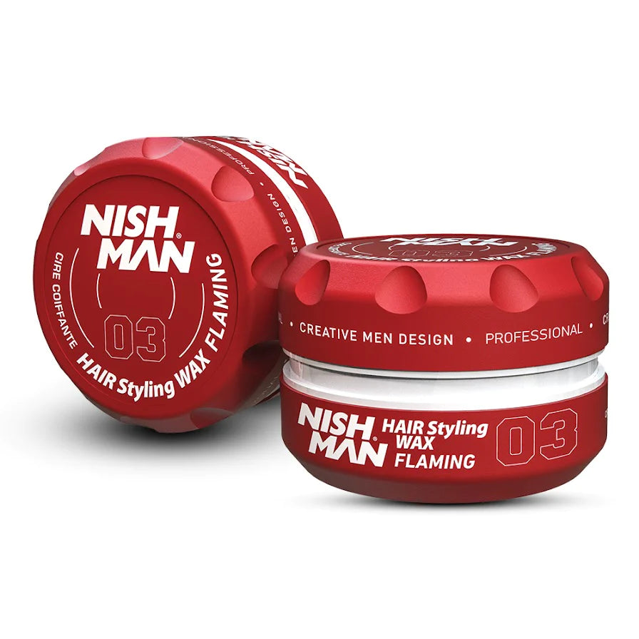 NISHMAN Hair Styling Wax 03 - Flaming