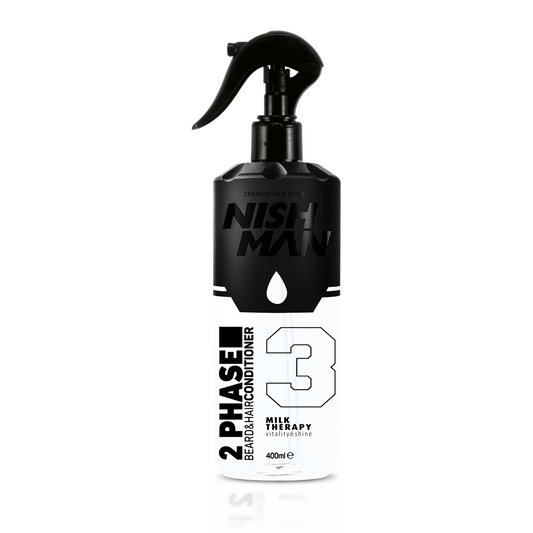 NISHMAN 2 Phase Beard & Hair Conditioner - Milk Therapy