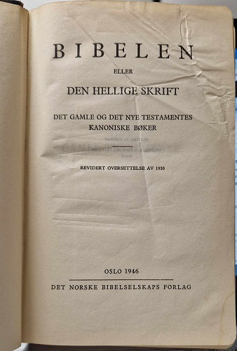 Bibel Fra 1946