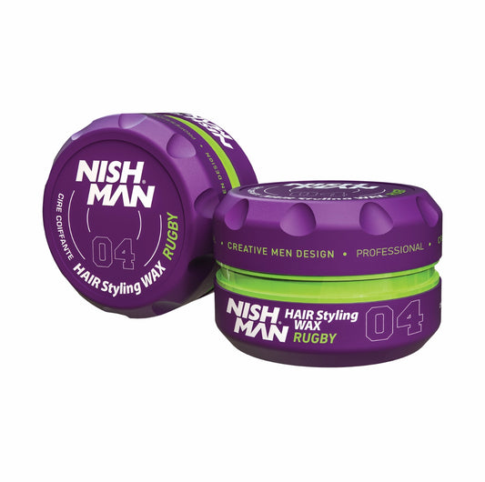 NISHMAN Hair Styling Wax 04 - Rugby